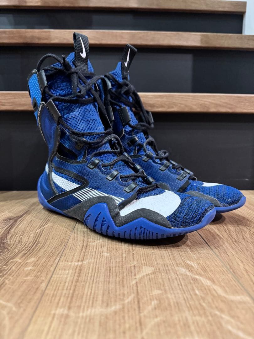 Nike ボクシングシューズ 青黒　ハイパーKO 2.0 27cm