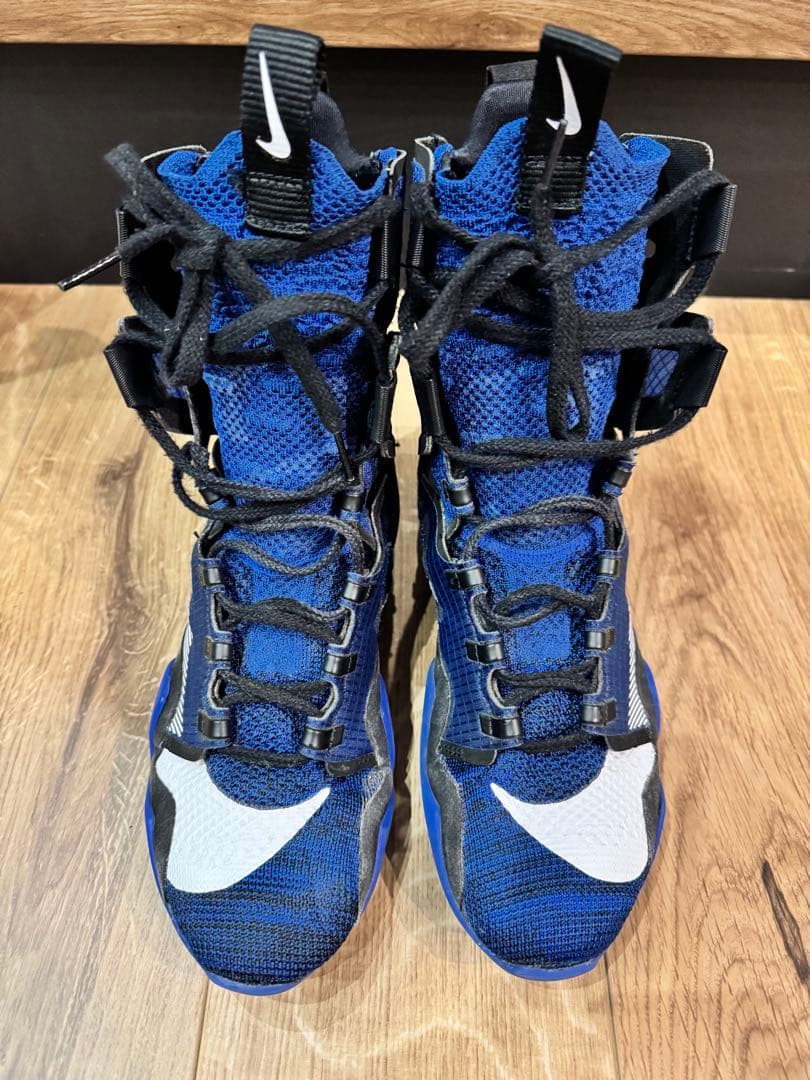 Nike ボクシングシューズ 青黒　ハイパーKO 2.0 27cm