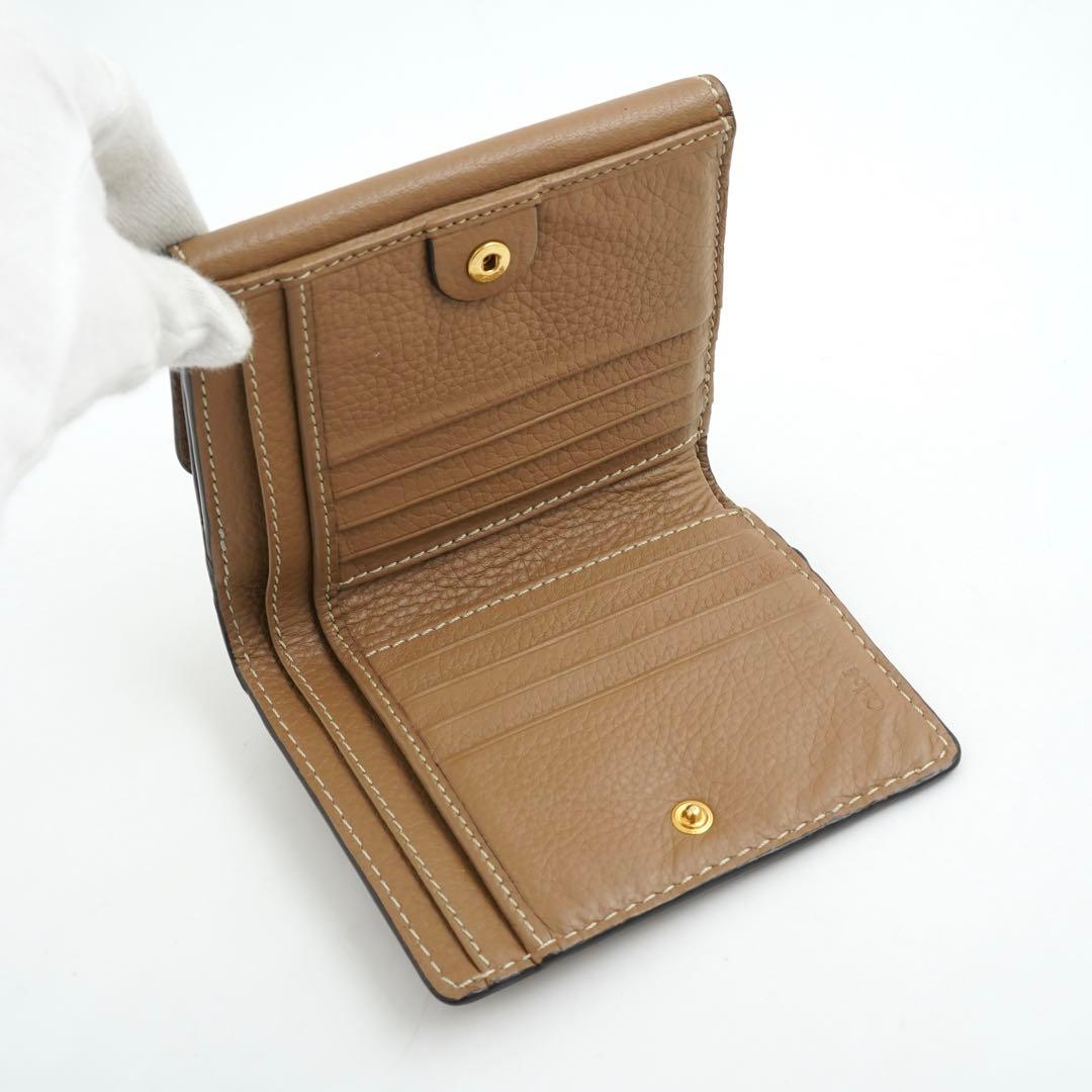 ✨極上美品・箱保存袋付き✨　Chloe クロエ　三つ折り　マーシー　チャーム