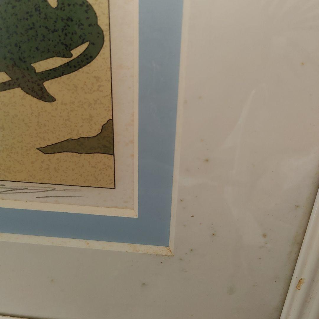 小*ん様 鈴木英人サイン入り 「スピードスターと過ごす正午」 シルクスクリーンア