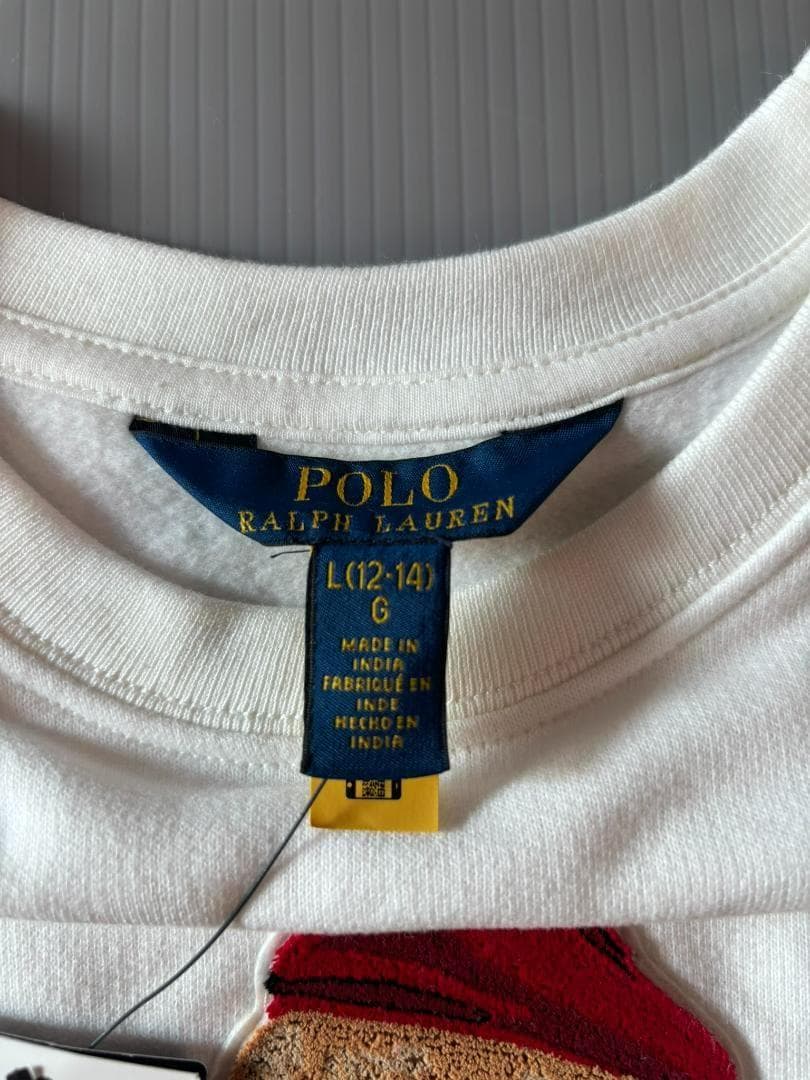 SALE!日本未入荷ガールズL150新作新品ラルフローレンポロベアトレーナー