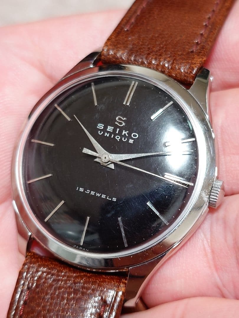 SEIKO UNIQUE （セイコー ユニーク）ミラーダイヤル 手巻き 訳あり