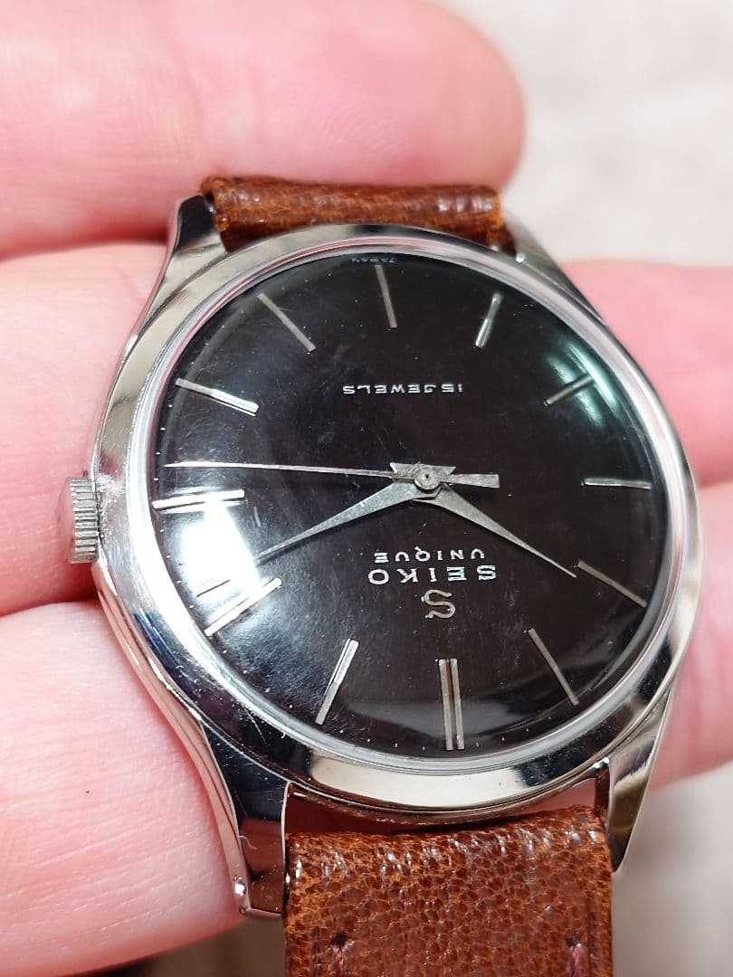 SEIKO UNIQUE （セイコー ユニーク）ミラーダイヤル 手巻き 訳あり