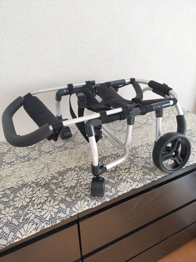 犬用 歩行器 アルミ製 超軽量 顎乗せ付き フレブル、柴犬