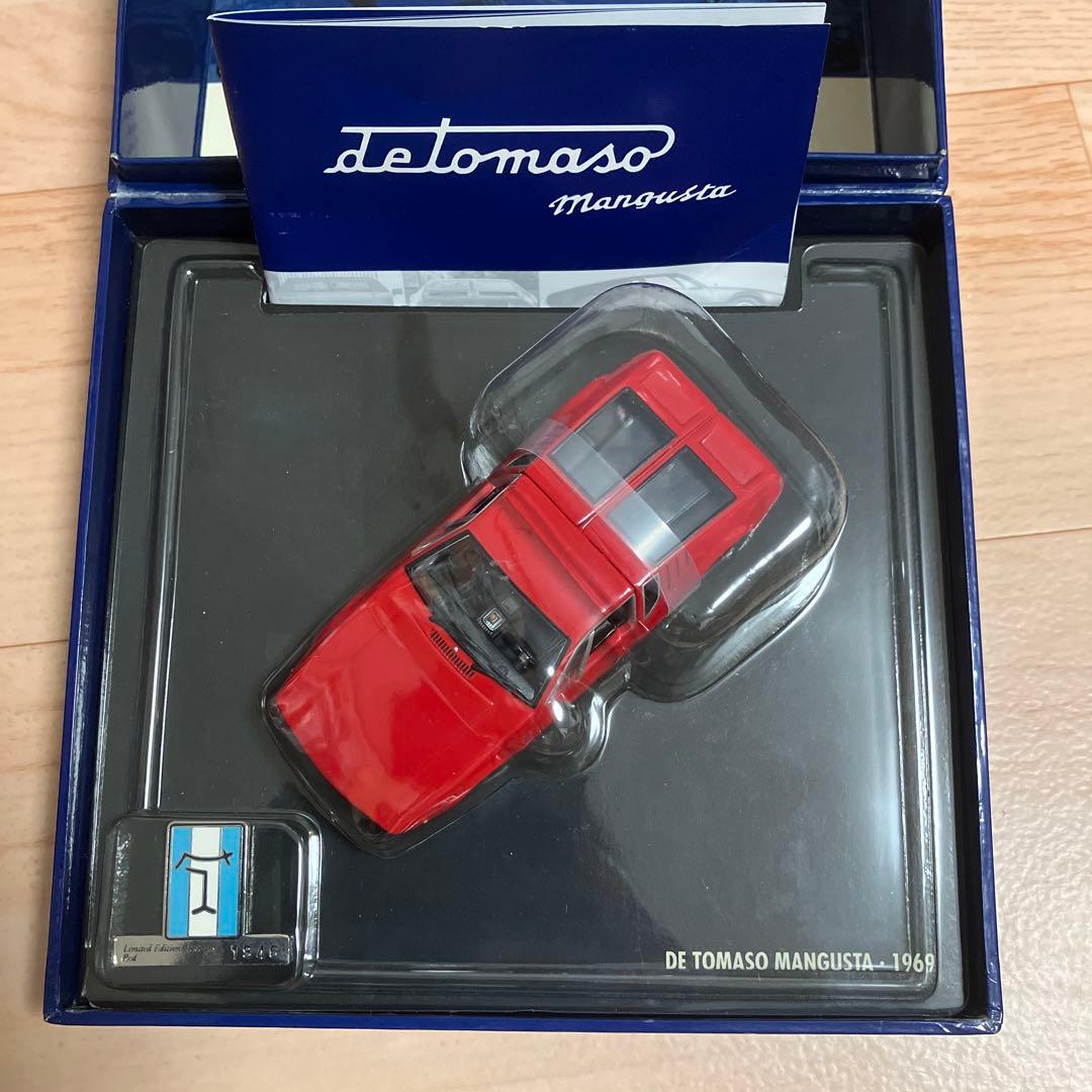 De Tomaso Mangusta 1969 赤 ミニカー