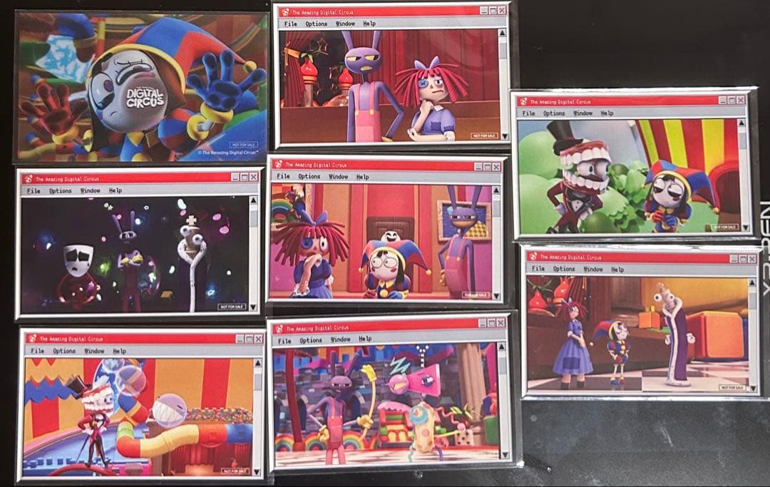 アメイジングデジタルサーカス POPUPSHOP 特典 クリアカード ステッカー