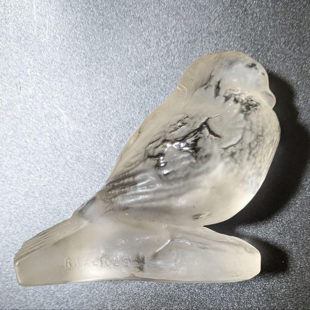 R. Lalique　ルネラリック　オブジェ　置物 インテリア　フィギュリン　雀