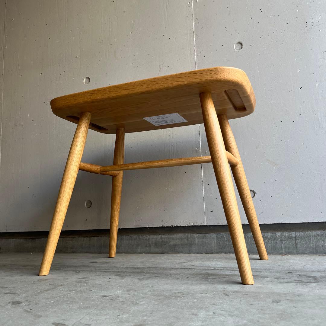 美品・廃盤希少★無印 オーク材スツール・丸脚 リアルファニチャー