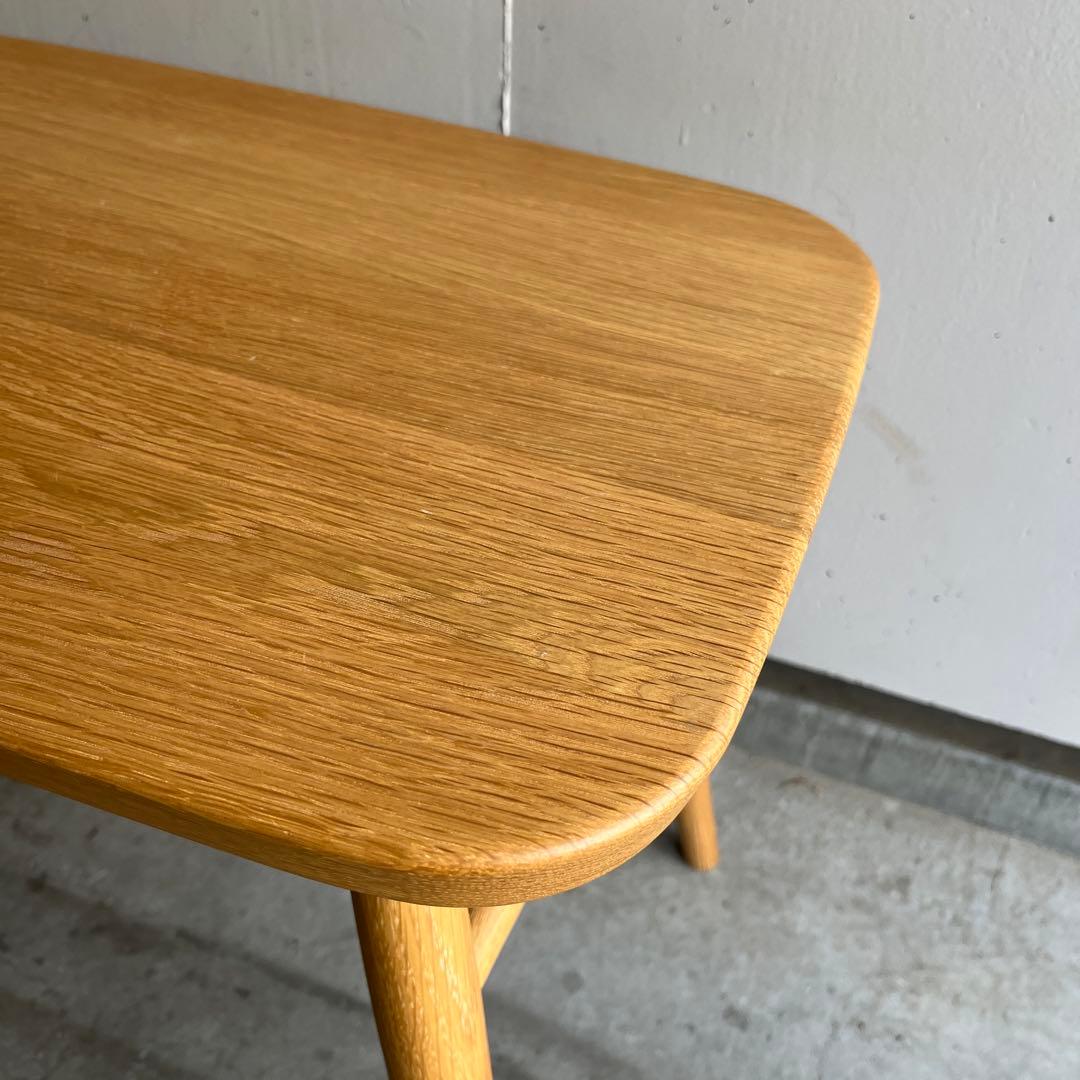 美品・廃盤希少★無印 オーク材スツール・丸脚 リアルファニチャー