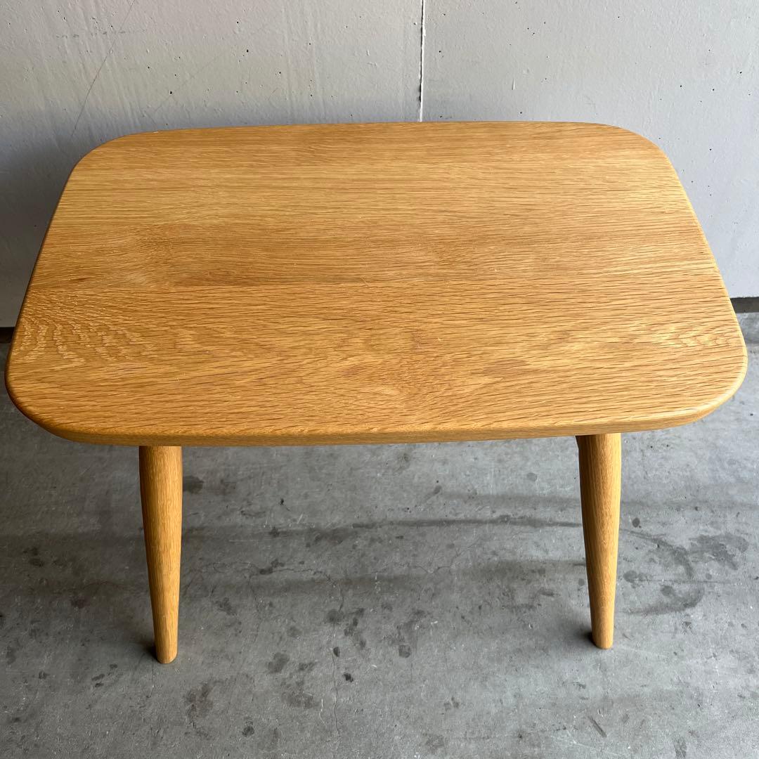 美品・廃盤希少★無印 オーク材スツール・丸脚 リアルファニチャー