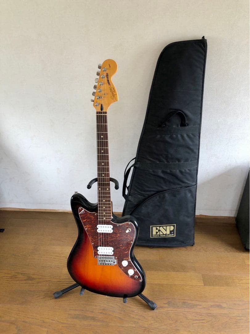 エレキギター サンバースト ギターケース付き