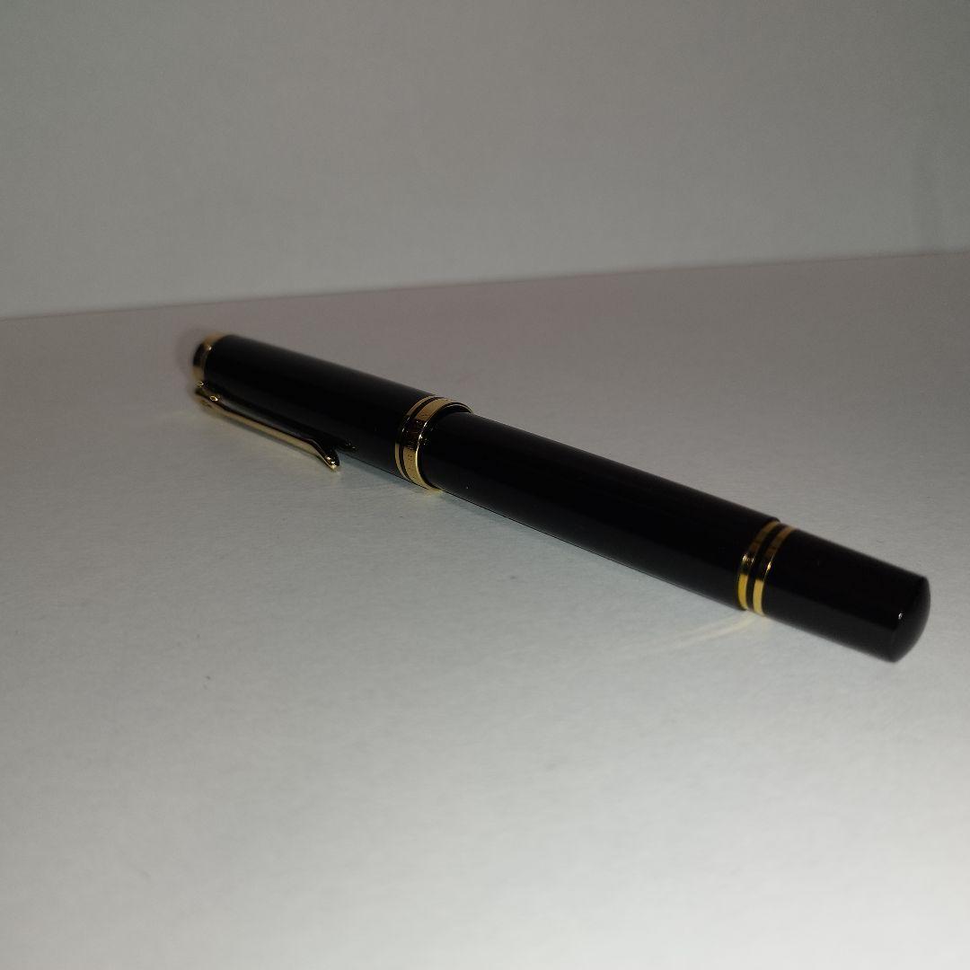 【美品】Pelikan『スーベレーン M600 万年筆 ペン先F』黒×金