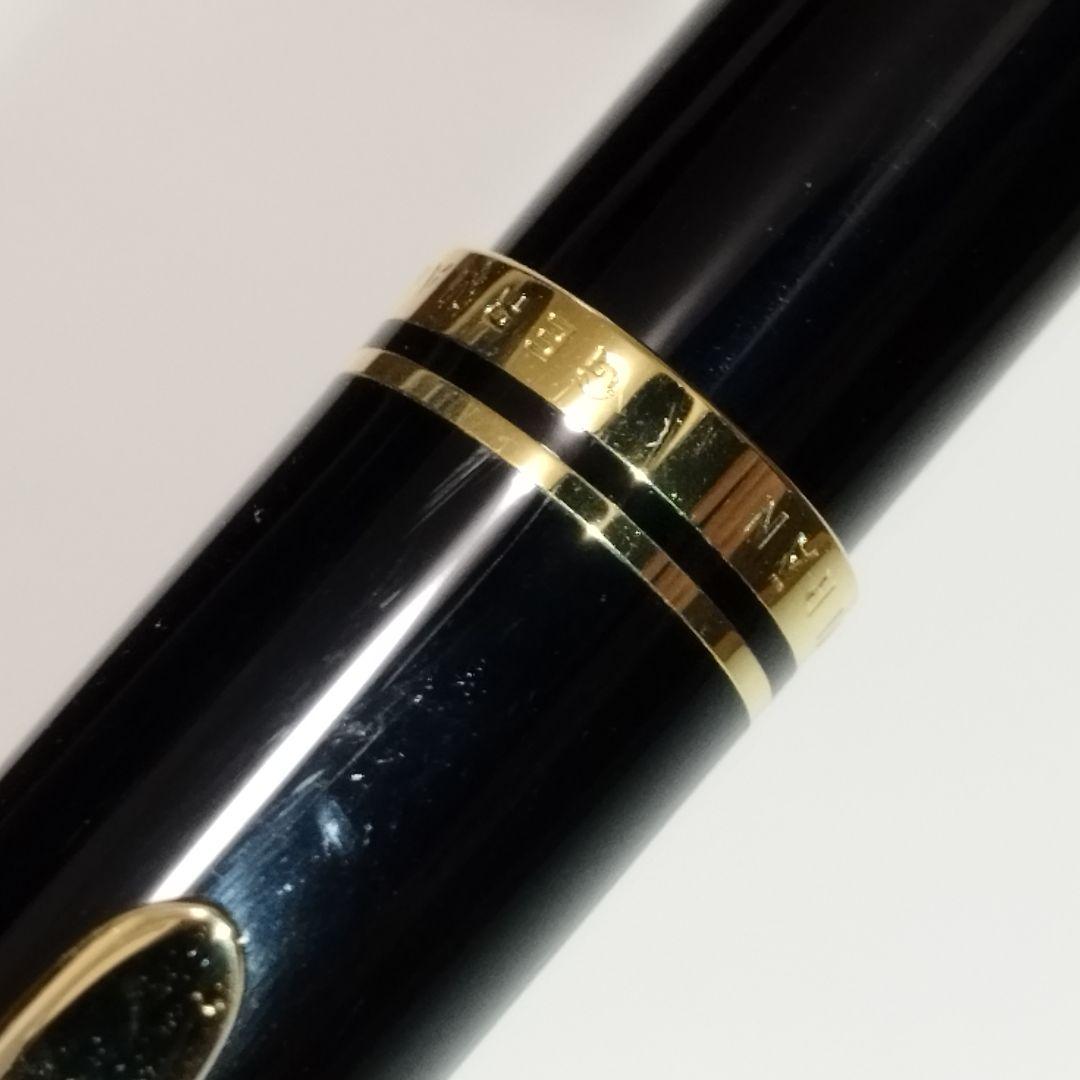 【美品】Pelikan『スーベレーン M600 万年筆 ペン先F』黒×金
