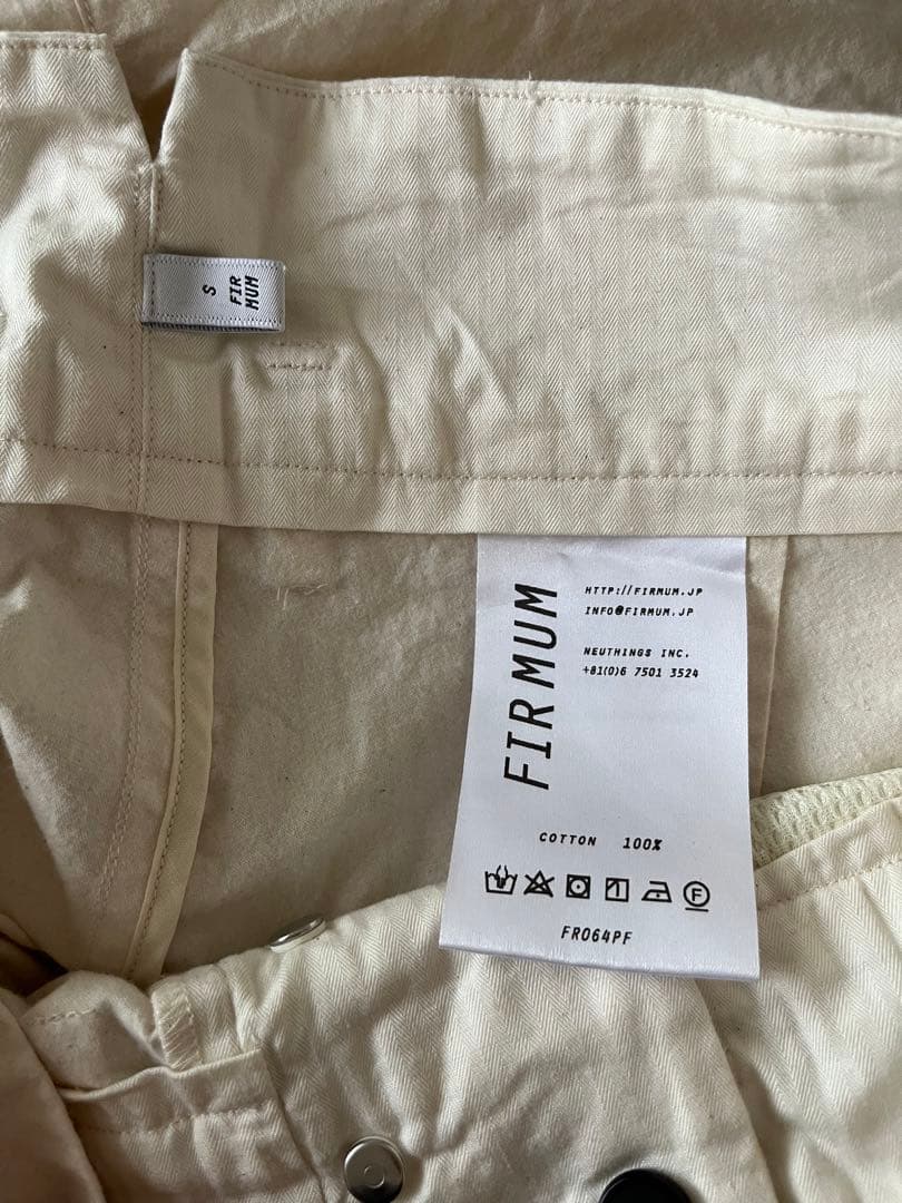 FIRMUM ワイドシルエットパンツ
