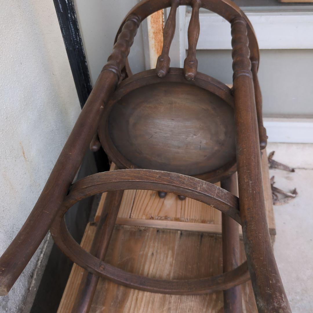 アンティーク 脚付き火鉢 木製 モダン 立火鉢 立 火鉢台 飾り台 花台