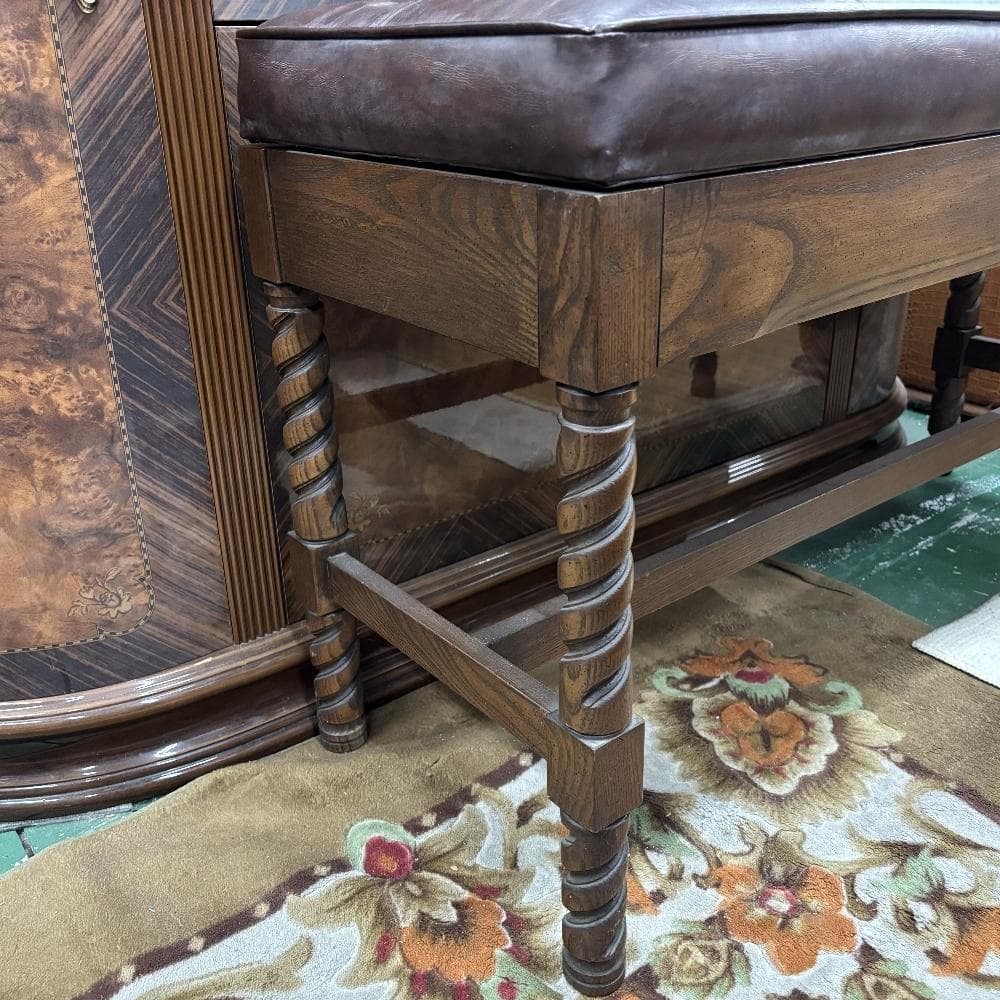 アンティーク◆ハモンドオルガン用 椅子 ベンチ チェア♪