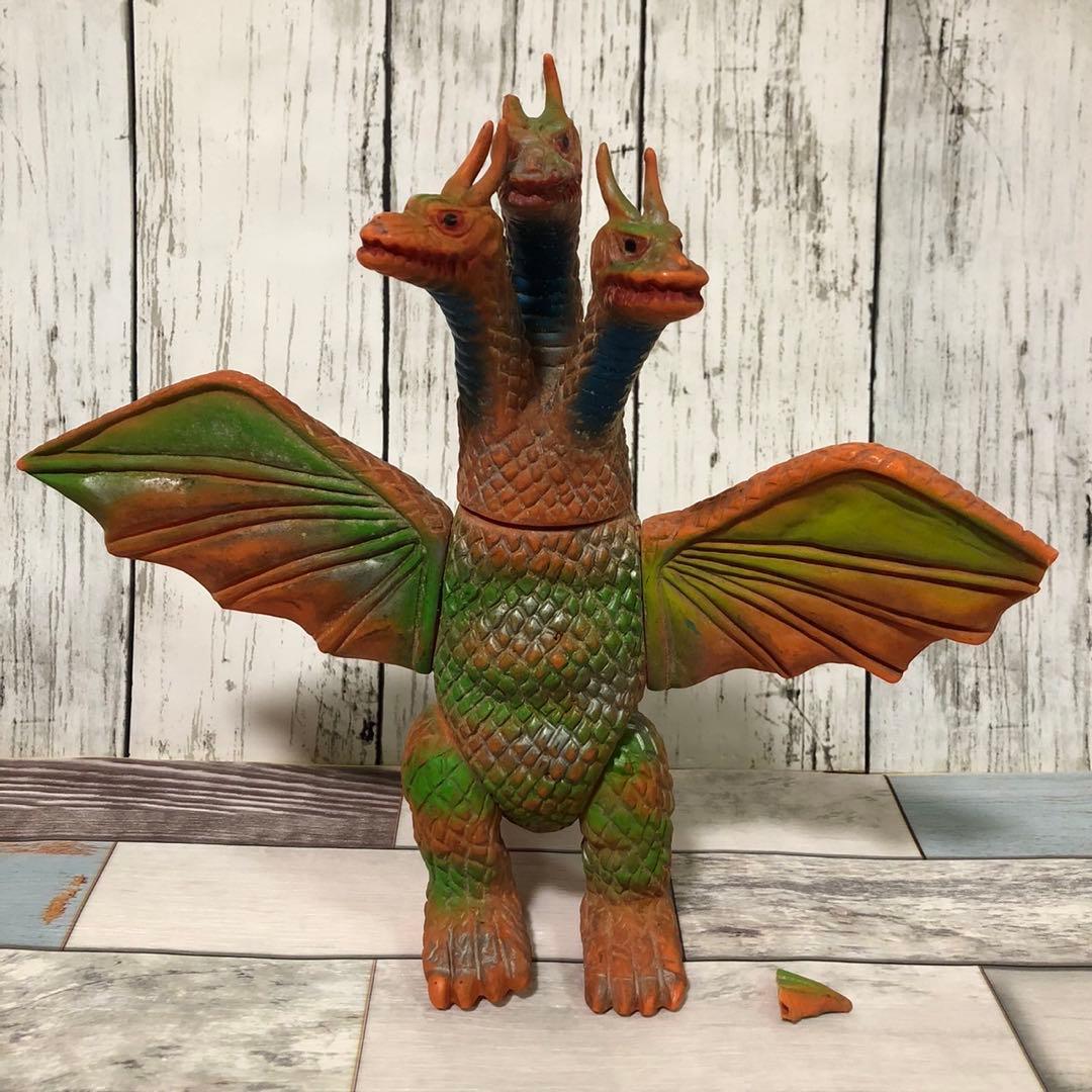 ブルマァク キングギドラ ソフビ フィギュア 破損あり ゴジラ