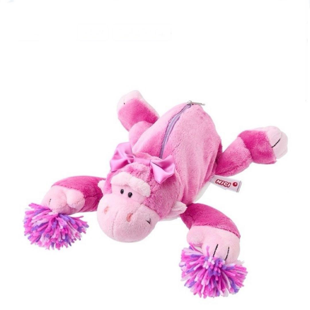 【匿名発送】新品未開封！　ニキ ゴリラ ピンク チア　ペンケース　筆箱