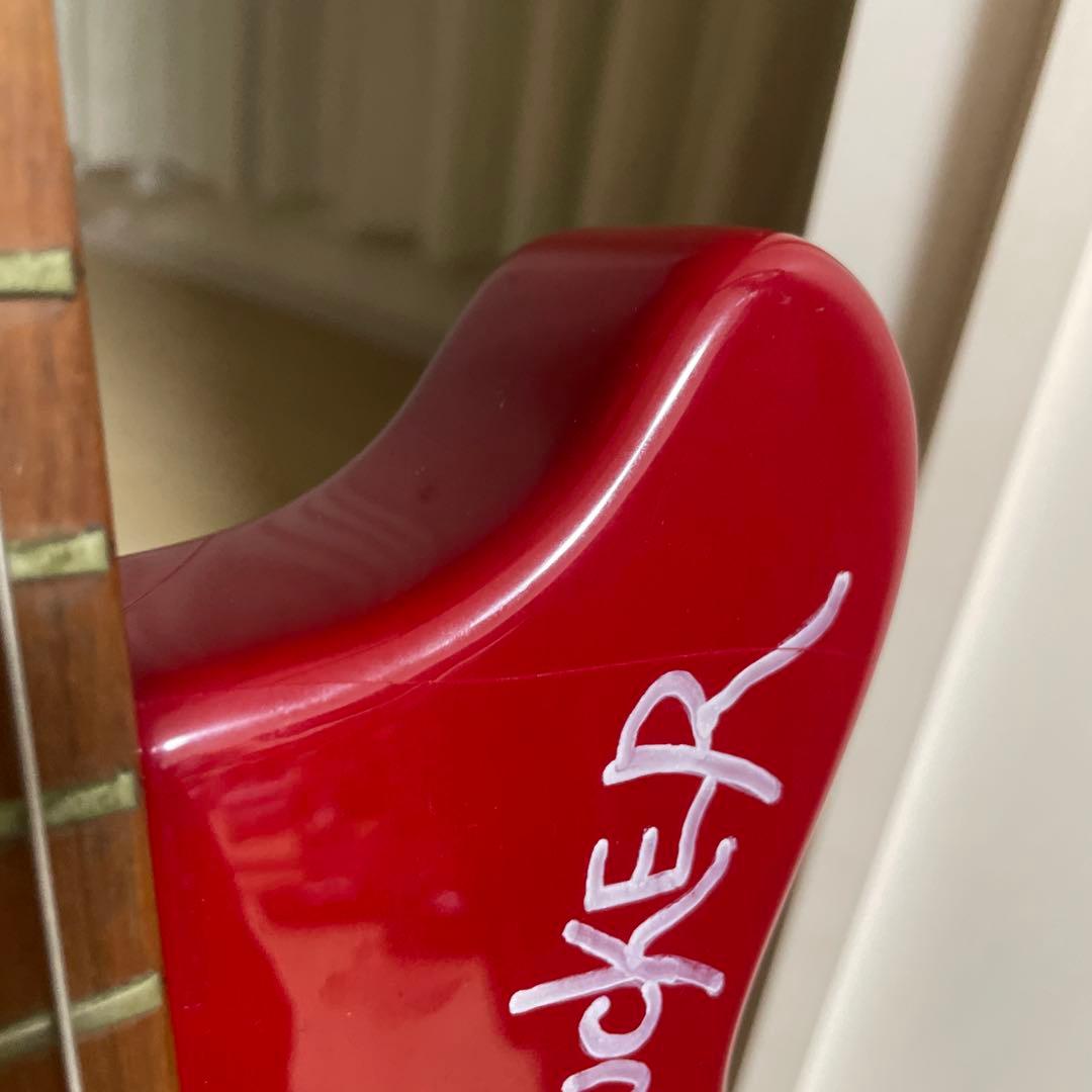 赤色 4弦エレキベース グラスルーツ