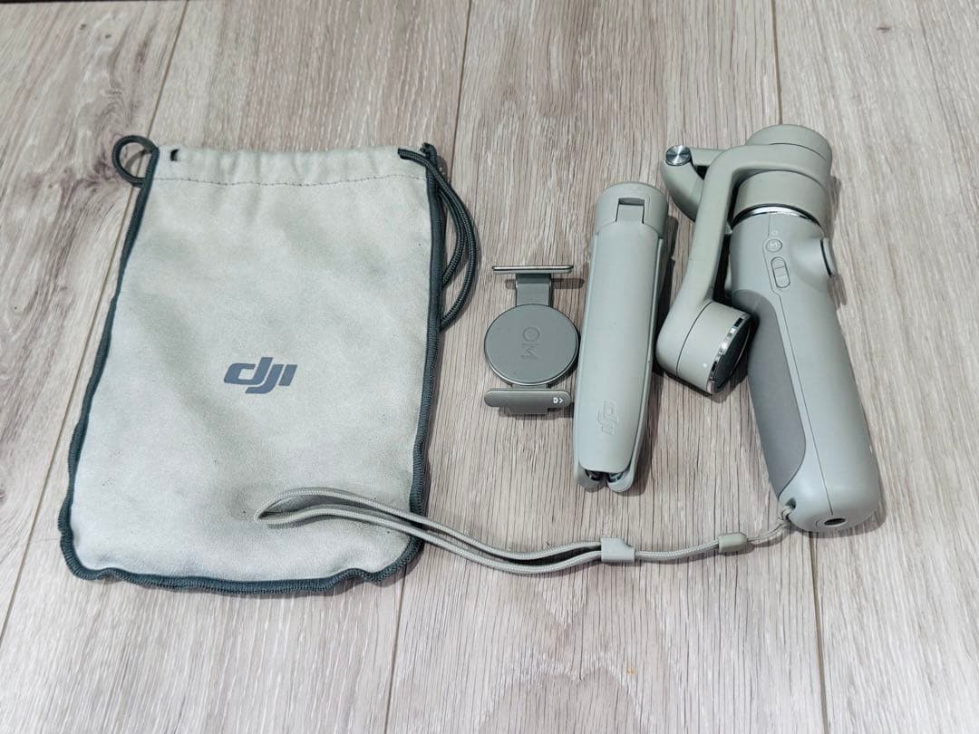 【断捨離】DJI OM 5スタビライザー グレー 収納袋付き