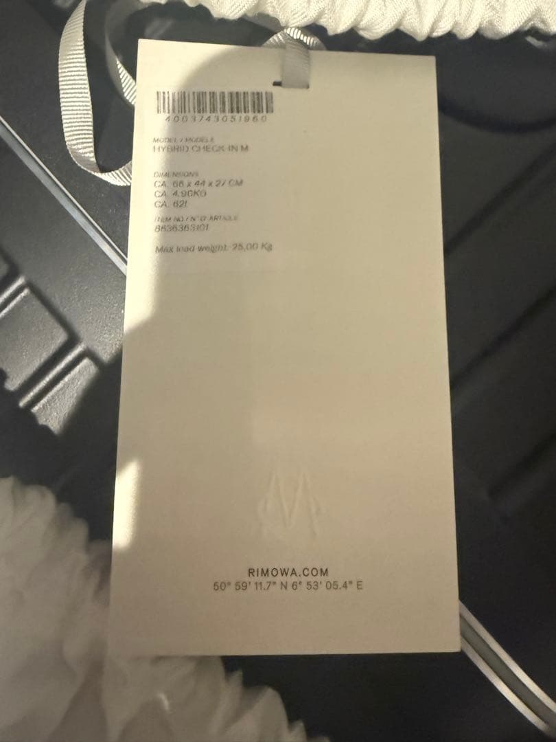 バッグ HYBRID Check-In M BLACK