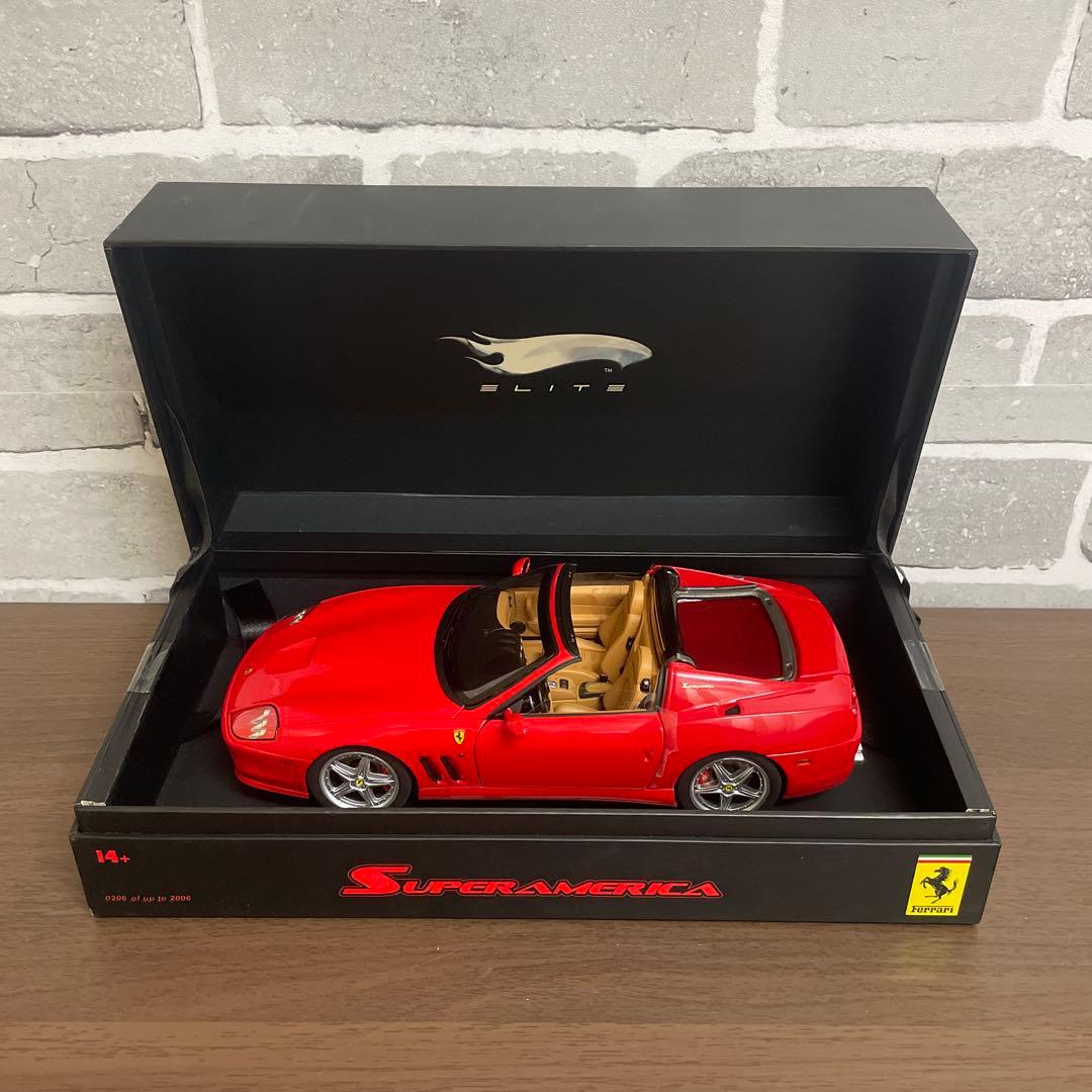 1/18 ホットウィールエリート フェラーリ Ferrari スーパーアメリカ