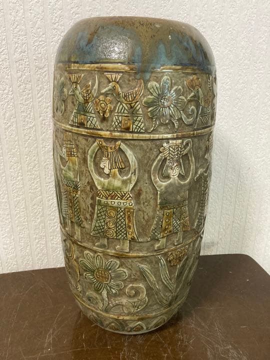 琉球古典焼エジプト紋45cm