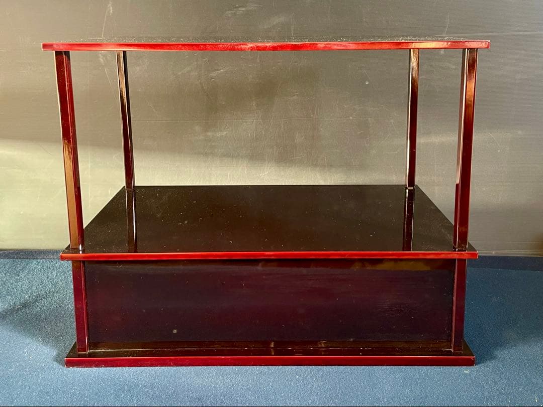 割引❣️「母」 武野紹鴎好 紹鴎棚 塗師 川瀬 表完 共箱 組立式 （11F⑤）