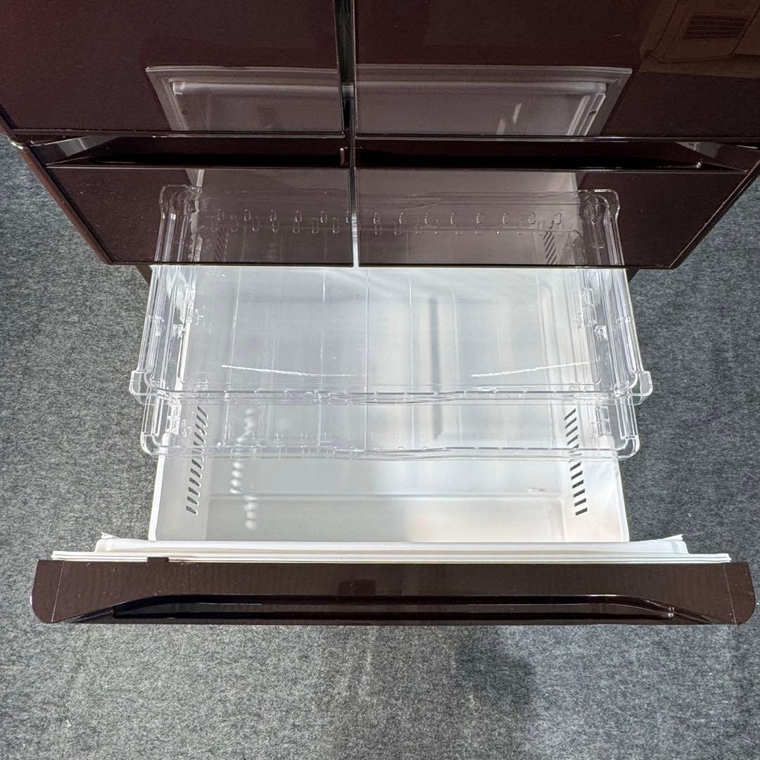 HITACHI 大型 冷蔵庫 真空チルド R-GS5100H 6ドア d4092