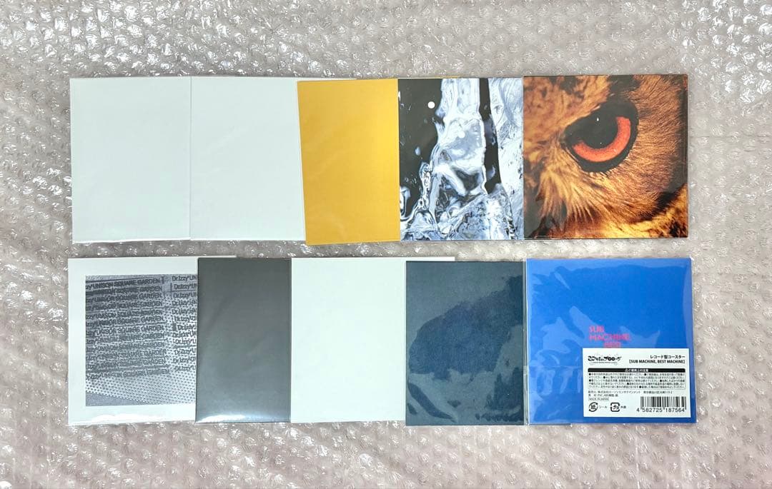 UNISON SQUARE GARDEN レコード型コースター