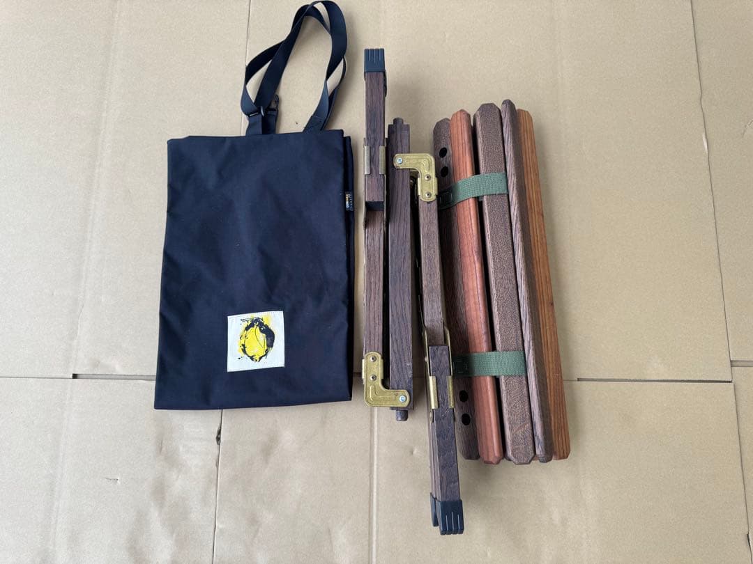 最終値下げ　 ノラズ　サイドテーブル特注品ミリタリー／ウォールナットNora's