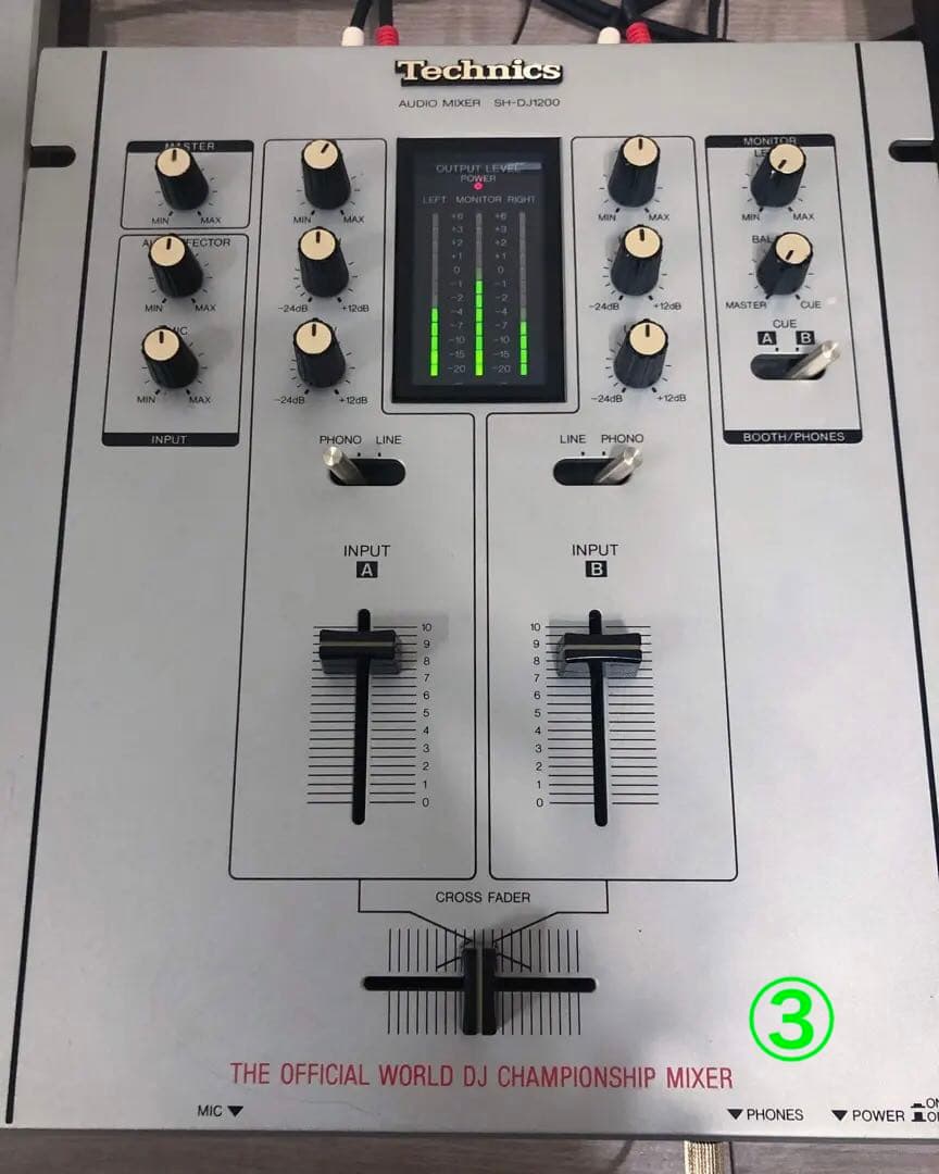 Technics SH-DJ1200 ミキサー③｜DJセット販売品｜※単品不可