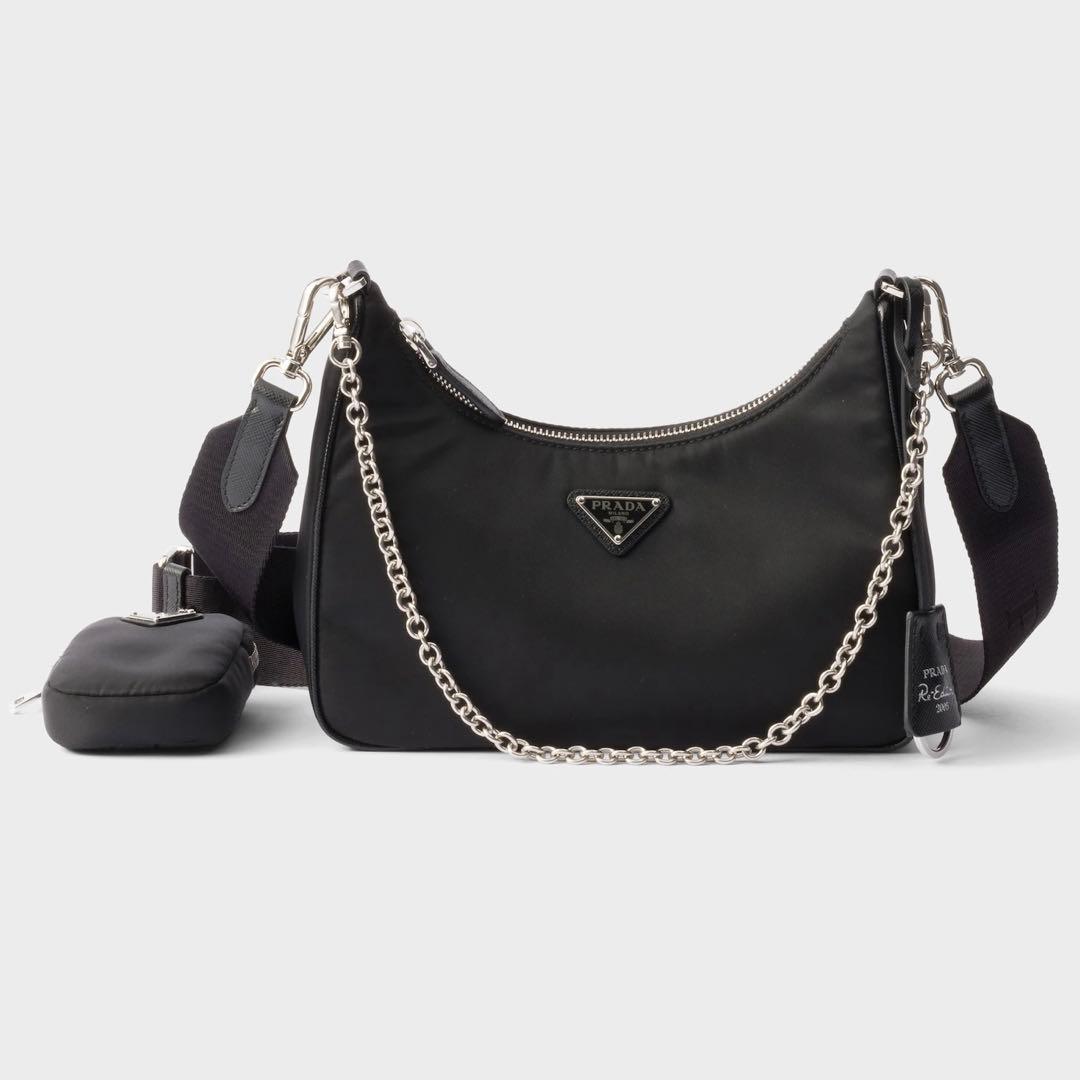プラダ Re-Edition 2005 Re-Nylon バッグ ブラック