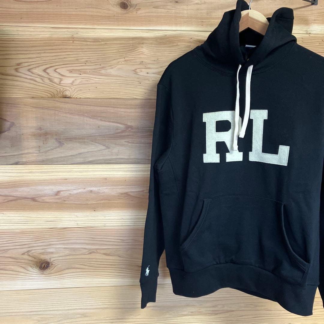 【入手困難】 ラルフローレン　パーカー　フーディーRL ロゴPOLO ブラックM