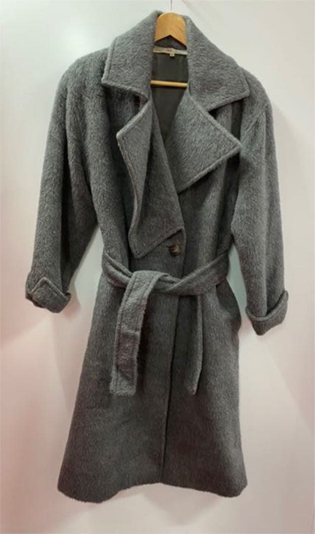 Vintage アルパカシャギーロングコート