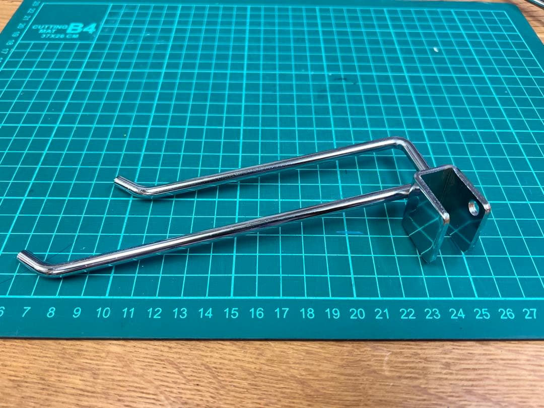 角バー用2段フックL15cm 50本／箱