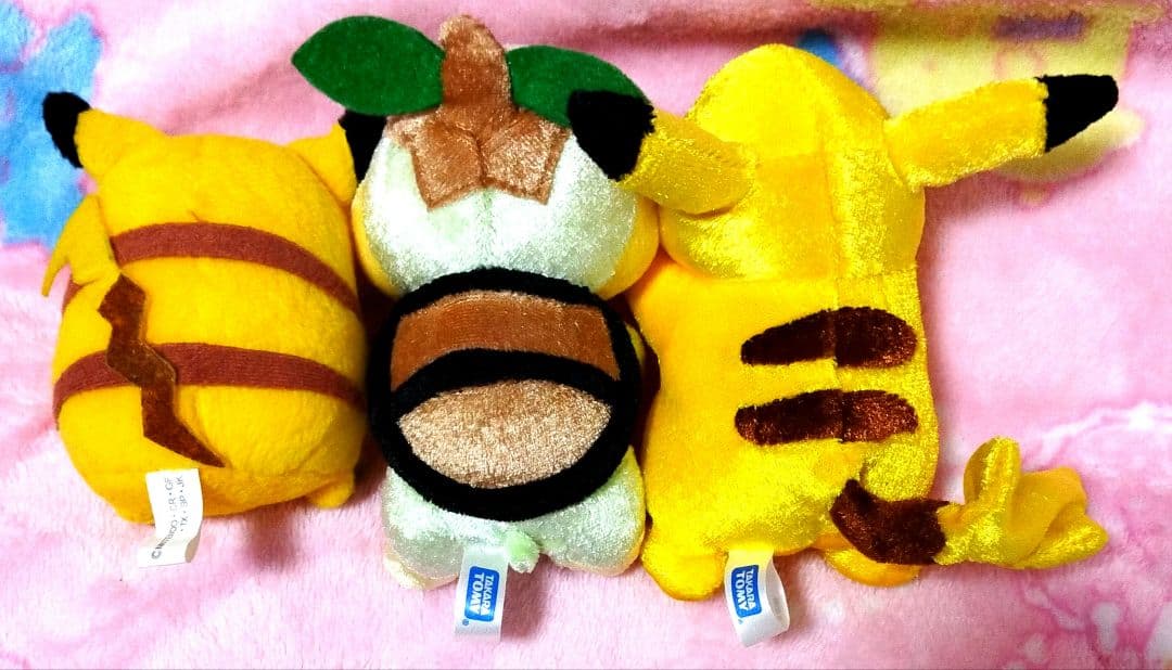 超激レア‼️ポケモン TOMY マリル ゼニガメ ぬいぐるみ ピカチュウ初期