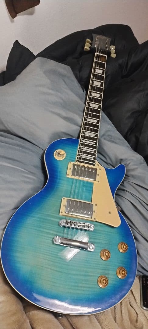 BLITZ BLP-450 レスポールタイプ ブルー色（即購入禁止価格相談）