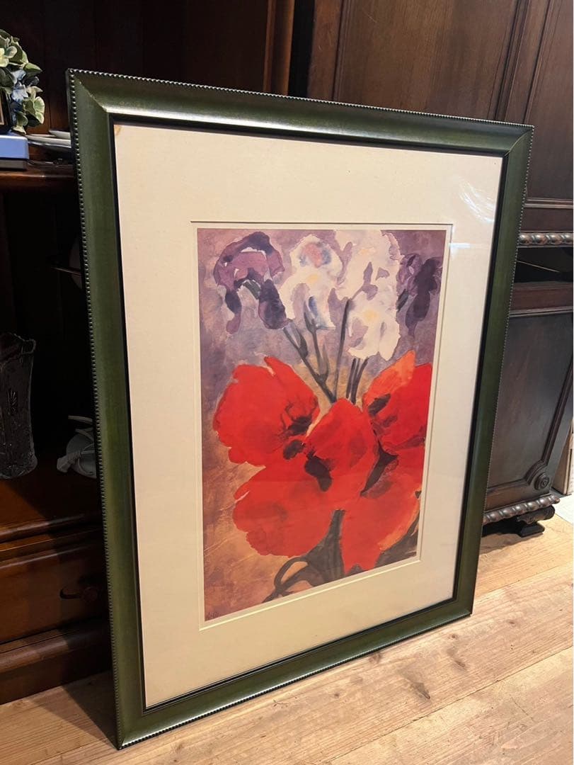 エミール ノルデ アイリス アート 額縁 インテリア