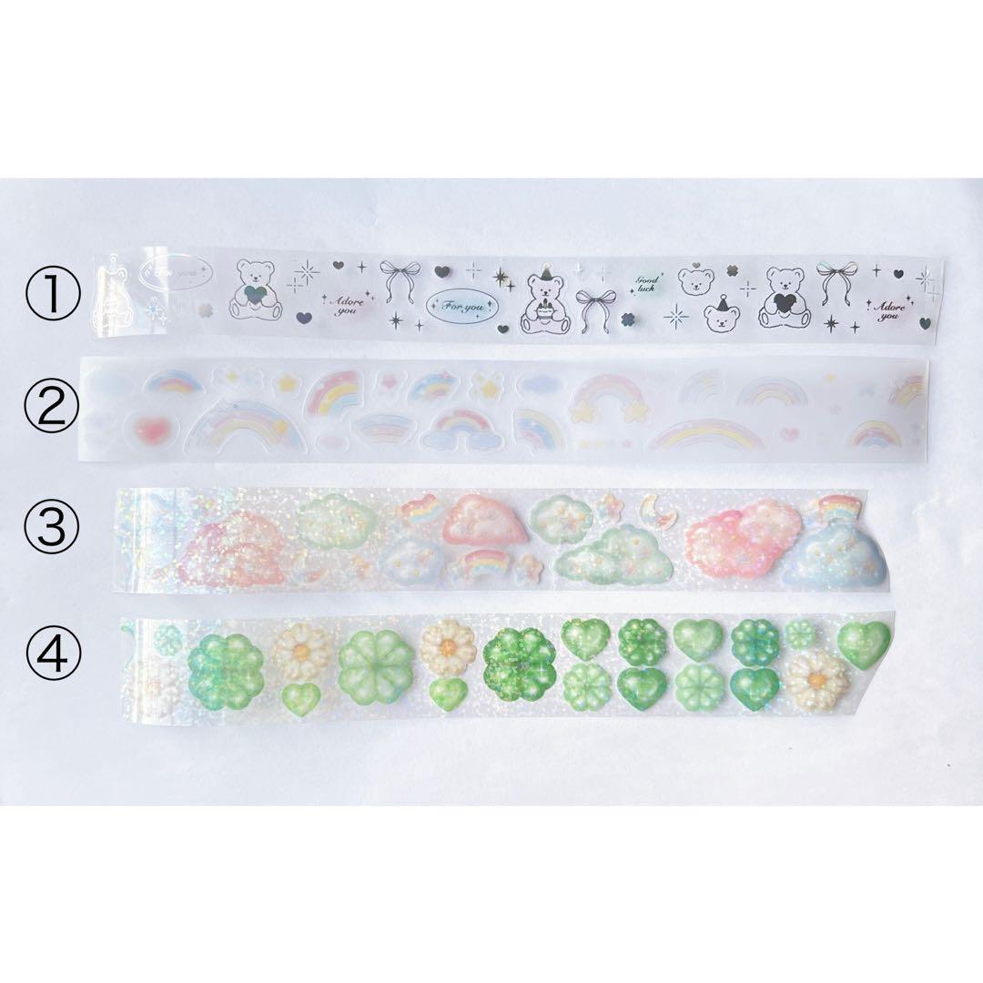 韓国作家様 韓国ダイソー ARTBOX キスカットテープ 切り売り ⑪