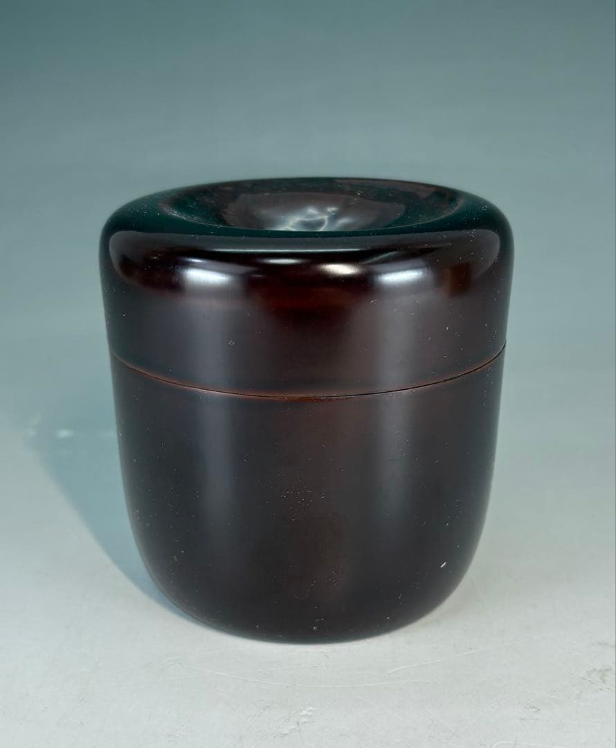 【中古品】平安光入造　嵐山棗（共箱）USED〈税込•送料込〉