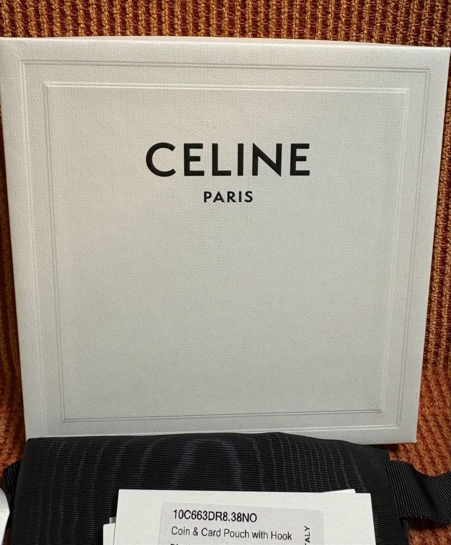 セリーヌ　パース キュイル トリオンフ スムースカーフスキン　小銭入れ