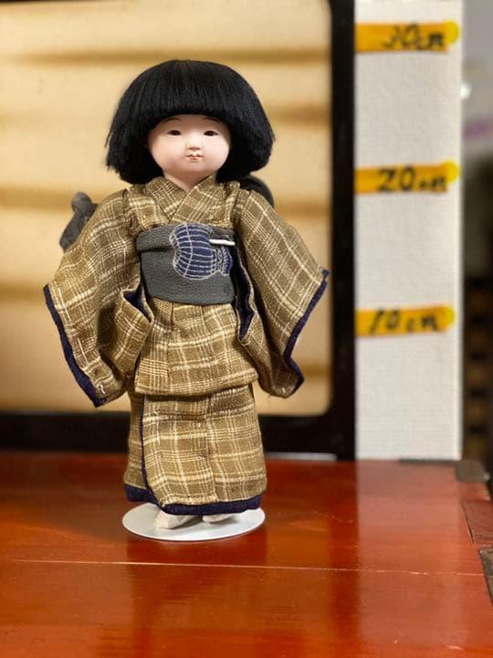 野崎芳寿　小市松人形(男の子)
