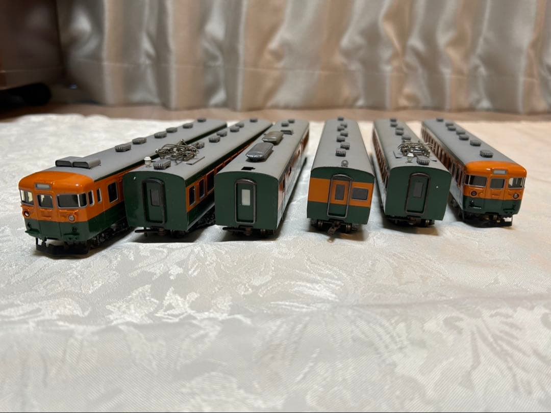 HOゲージ　カツミ　東海道線　2つドア　6両編成　ジャンク