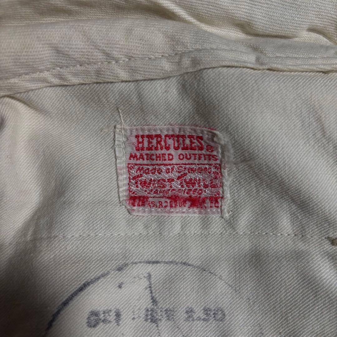 50s 60s HERCULES ワークパンツ　チノパン　ヴィンテージ　usa製
