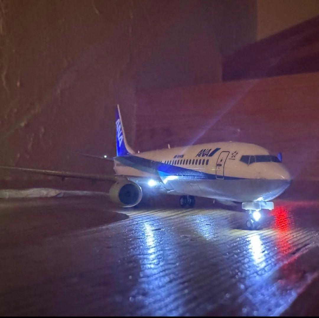 Boeing 737-800 電飾加工済航空機模型