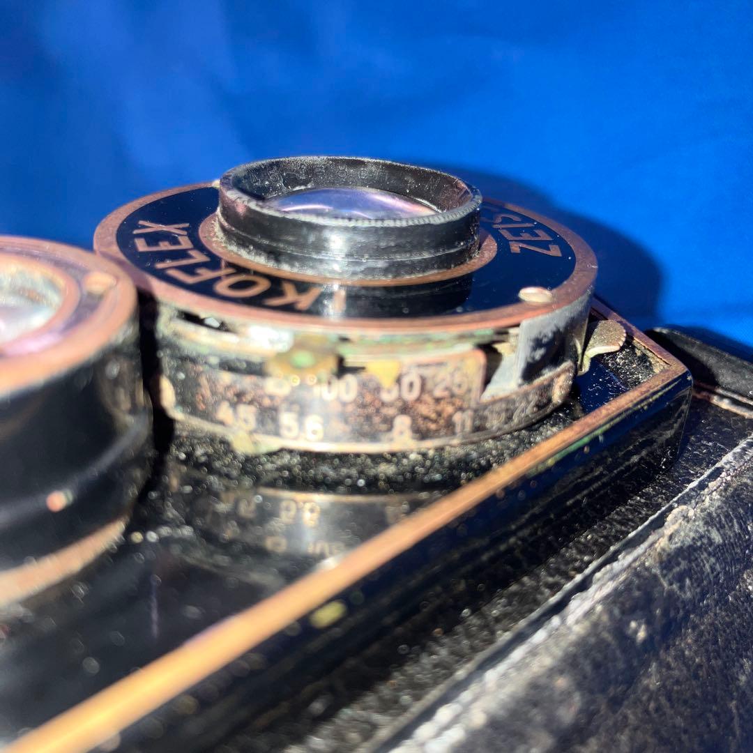 週末特価！イコフレックス二眼レフカメラ(コーヒー缶)