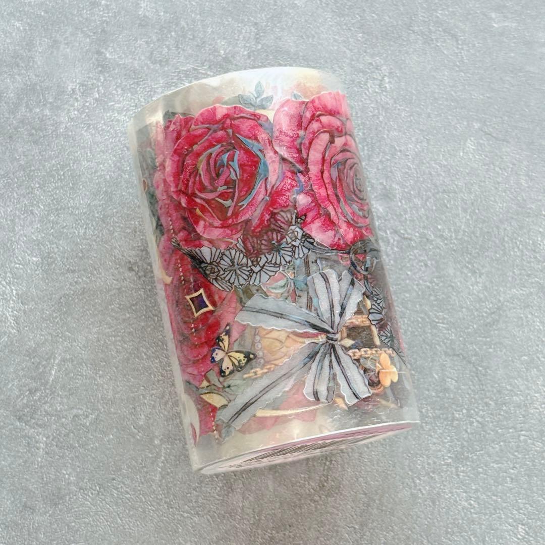 新七天《黯夜玫瑰》 PETテープ　海外マスキングテープ 【1183】