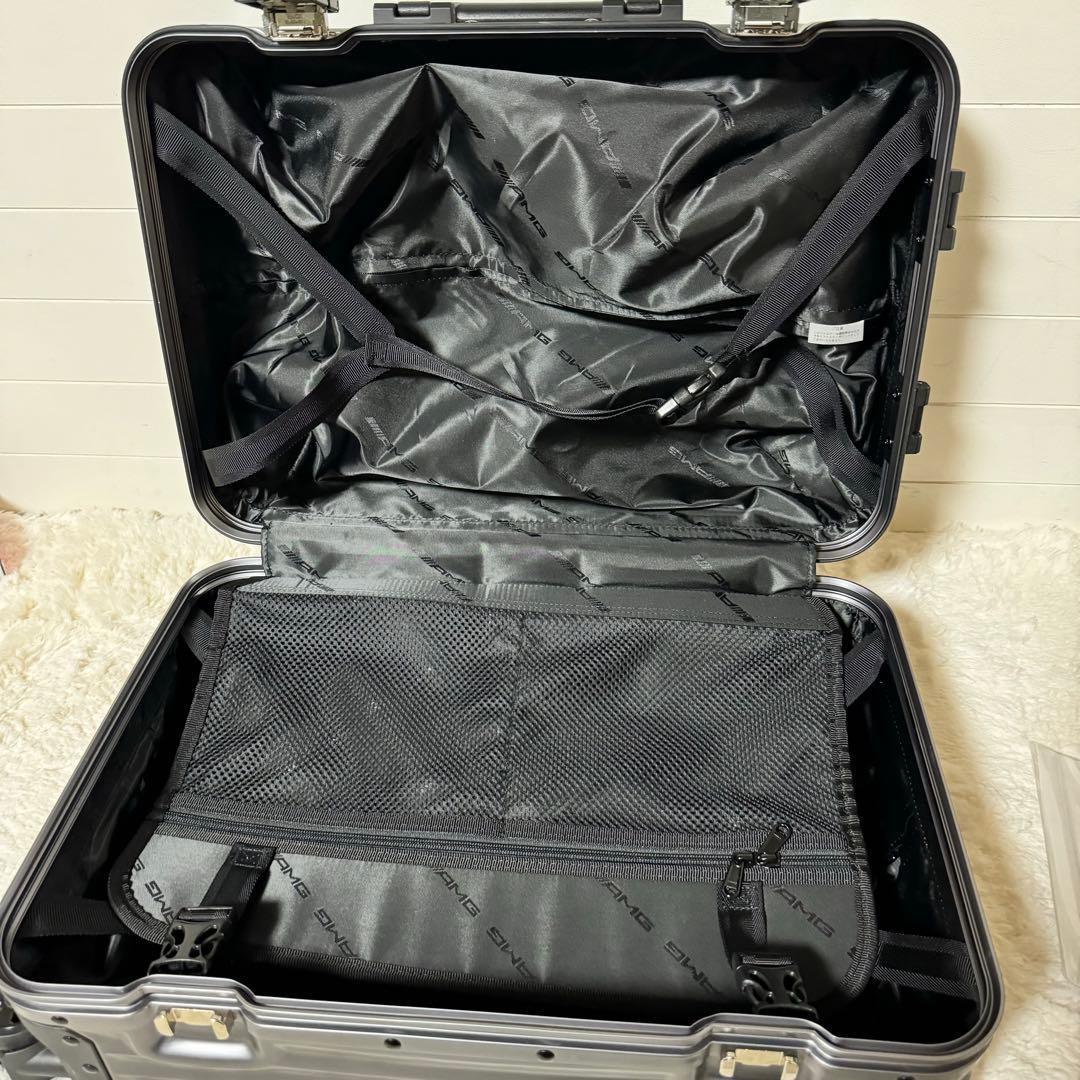 美品✨メルセデスベンツ　AMG スーツケース　4輪　アルミ　キャリーケース