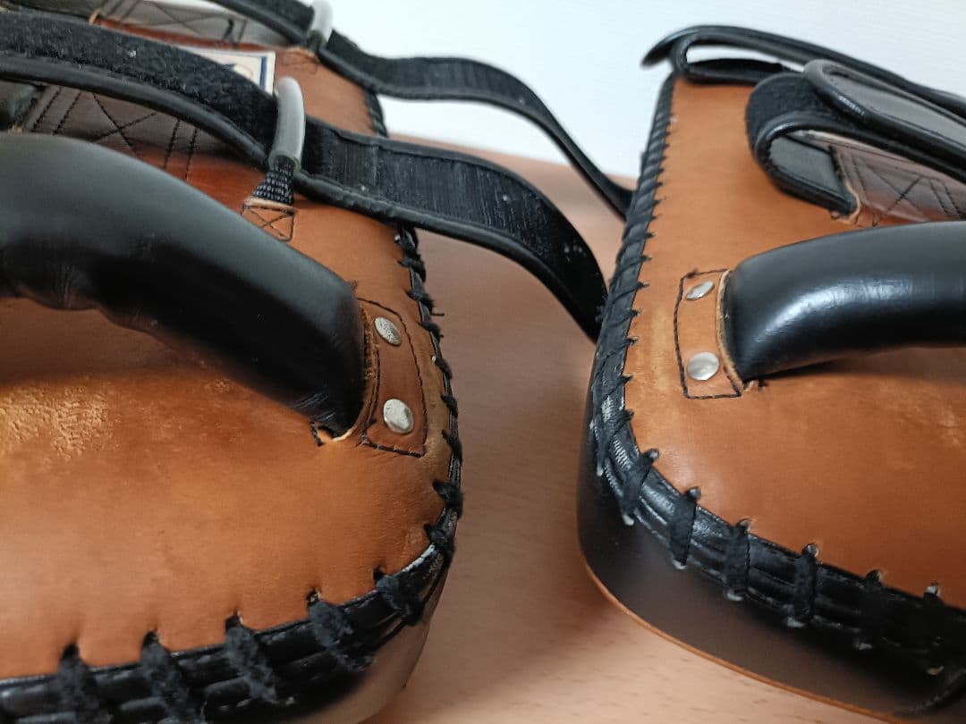 WINDY KP-6 キックミット　 レザー製　中古　②